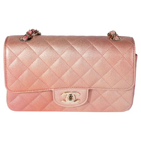 chanel classic flap rose gold